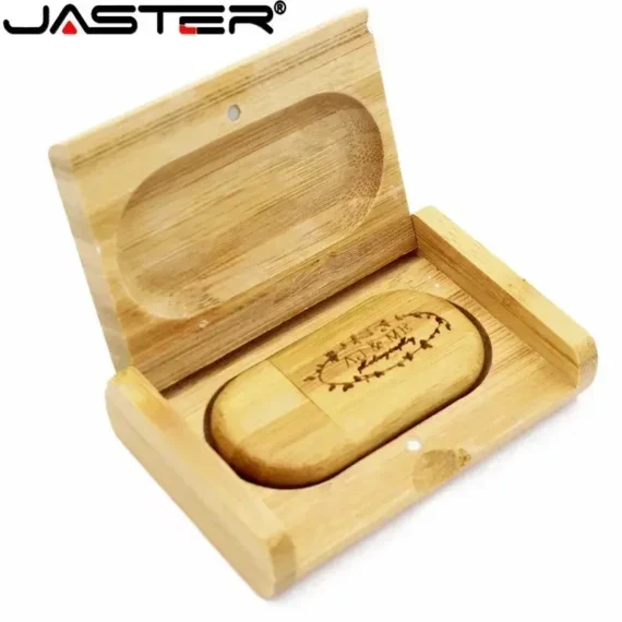 JASTER (1 قطعة شعار مجاني) محرك فلاش USB خشبي/خيزران 2.0 بندريف 4 جيجابايت 8 جيجابايت 16 جيجابايت 32 جيجابايت 64 جيجابايت 128 جيجابايت هدايا الذاكرة للتصوير الفوتوغرافي