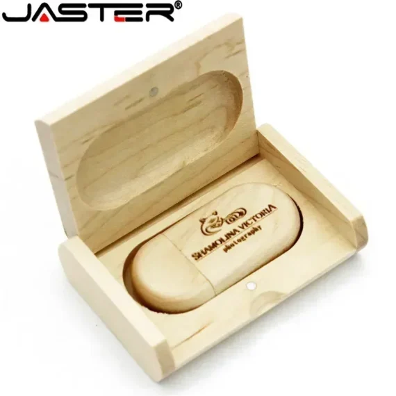 JASTER (1 قطعة شعار مجاني) محرك فلاش USB خشبي/خيزران 2.0 بندريف 4 جيجابايت 8 جيجابايت 16 جيجابايت 32 جيجابايت 64 جيجابايت 128 جيجابايت هدايا الذاكرة للتصوير الفوتوغرافي