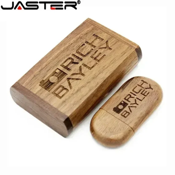 JASTER (1 قطعة شعار مجاني) محرك فلاش USB خشبي/خيزران 2.0 بندريف 4 جيجابايت 8 جيجابايت 16 جيجابايت 32 جيجابايت 64 جيجابايت 128 جيجابايت هدايا الذاكرة للتصوير الفوتوغرافي